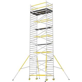 W.steps Rullestillads 1400 pk. 8,2m - 1 basispakke høj + 3 tilbygningspakker WRT 1400-8,2