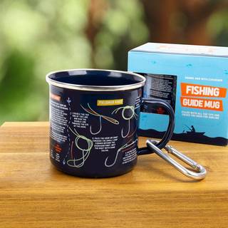 Gift Republic Enamel Mug Fishing Guide - Krus