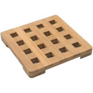 Whitecap 62420 teak lille firkant trivet - 6 """"