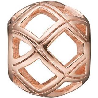 Christina Charm til læderarmbånd Fantasy i rosa forgyldt