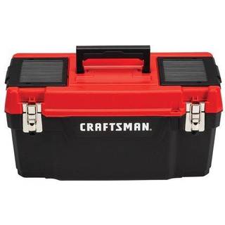 Craftsman Tool Box Lockable 20-tommer med aftagelig bakke og små dele opbevaring (CMST20901)