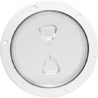 Beckson 6 """" Stow -away dækplade - hvid m/12 """" taske