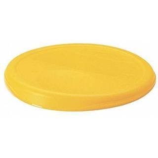 Rumbermaid kommercielt låg til rund madopbevaringsbeholder gul passer 12-22 qt. Containere