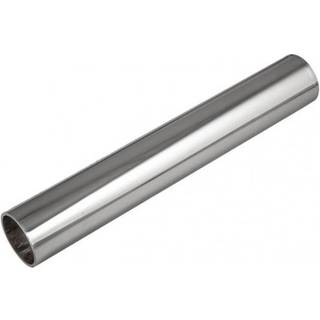 Lige 32 mm afløbsrør i krom 20 cm