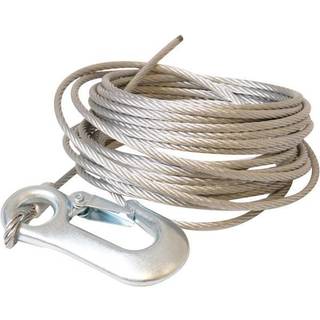 Trailer wire med krog rf Ø 5mm, 7,5m
