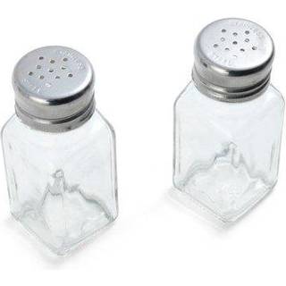 Farberware 5216093 Salt og peber Shakers Glass/rustfrit st?l