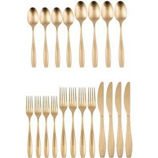 Cambridge Silversmiths januar Champagne Satin 20-stykke bestik s?t service til 4