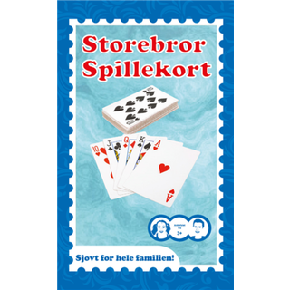 STORE Spillekort - Æske med 54 kort - Fra 3 år.