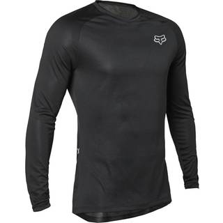 FOX TecBase Langærmet baselayer Sort - Størrelse Small