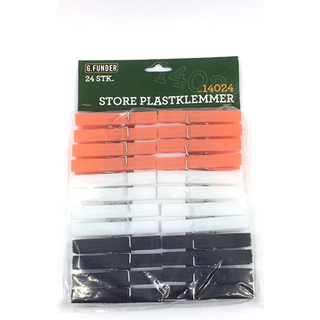F-Line Tøjklemme i plast, 24 stk.