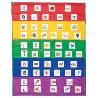 L?ringsressourcer Regnbue Lommekort Klasselokale eller hjemmeskoleforsyninger i alderen 4+