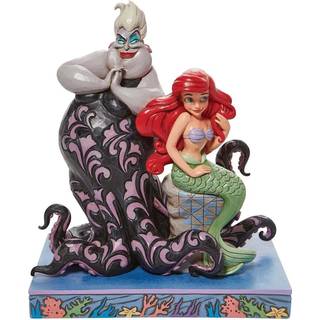Enesco Jim Shore Disney -traditioner The Little Mermaid Ariel og Ursula Figur 9,5 tommer multicolor