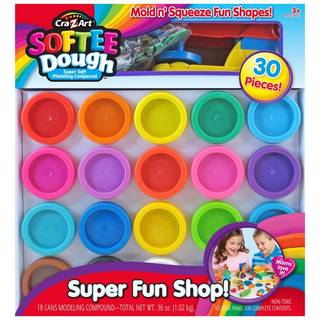CRA-Z-Art Super Rainbow Softee Dough Color Pack Set (30 piece)