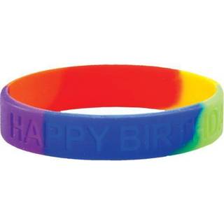 Virkelig gode ting tillykke med f?dselsdagen! Silikone armb?nd - 24 armb?nd