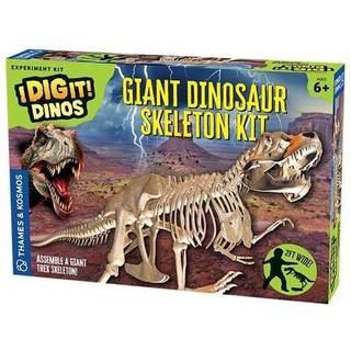 Thames & Kosmos Giant Dinosaur: T. Rex Skeleton Model | STEM -aktivitet | Bygg ett 26-in långt T. Rex-skelett | Utforska Paleontology & Lär dig r