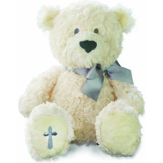 Nat og Jules Herrens b?nbj?rn med b?nd krydser b?rns overd?dige udstoppede dyr