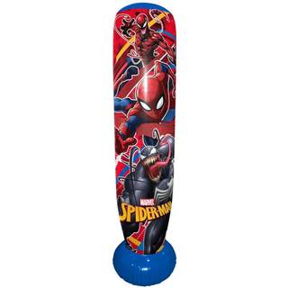 Marvel Spider-Man 60-tommers Bop Bag: Ekstra holdbar vinyl, Vægtet bund, Tilbagefjedrende funktion, Rød | Alder 4+