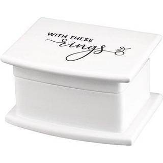 Lillian Rose White Thee Wed Box Ring Pillow Alternativ 1 Count (Pack of 1)