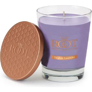 Root Candles Honeycomb Veriglass Duftende bivoks Blend Candle English Lavendel Stor