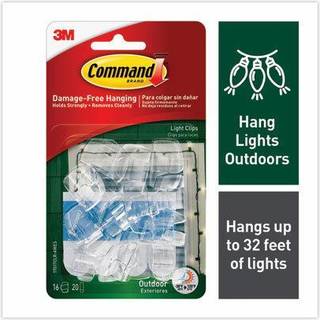 17017V | 3M Command udendørs lysclips, Value Pack