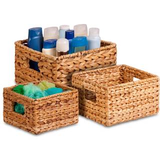 Honning-can-do sto-02882 hekkende bananbladkurve multisize 3-pack naturlig