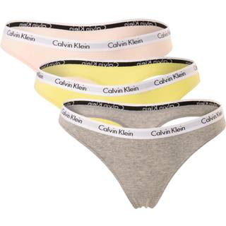 Calvin Klein 6-pak Carousel Thongs - Pink/Yellow - X-Small * Kampagne *
