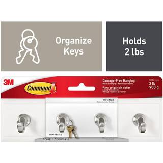 3M Command Nøgleophæng med Quartzfinish