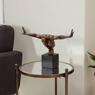 Deco 79 Poly-Stone figur 20 x 11 tommer