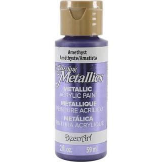 Decoart DA321-3 Dazzling Metallics Paint 2-ounce Amethyst