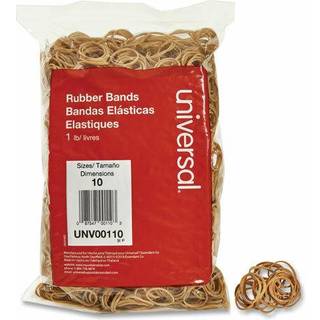 Universal UNV00110 0,04 in. Gauce St?rrelse 10 gummib?nd - Beige (3400/pakke)