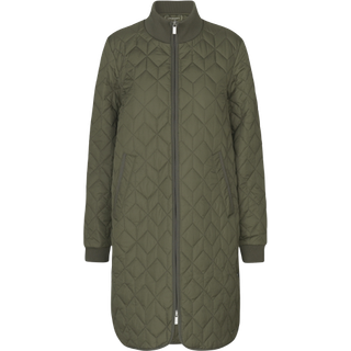 Ilse Jacobsen Women's Padded Quilt Coat Army, 34