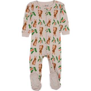 Leveret b?rne- og sm?b?rnspyjamas drenge piger 100 % bomuld kanin (st?rrelse 12-18 m?neder)