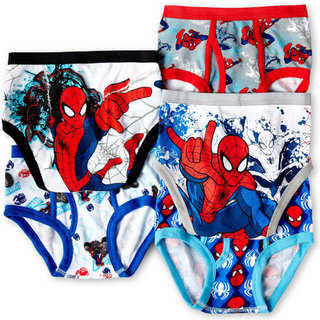 Spiderman Boys 'Little 100% k?mmet bomuldskort multipacks med flere udskrivningsvalg tilg?ngelige i st?rrelser 4 6 8 10 og 12 5-pakker