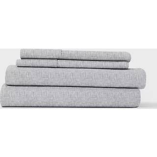 Linen Market Flannel-sengetj til queensize-seng (Lys marinebl) - Sov bedre end nogensinde med disse blde og klende dronningslagner - Deep Poc