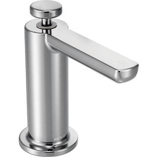 Moen S3947c Moderne d?k monteret k?kken s?be dispenser med over vasken genopfyldelig flaske krom