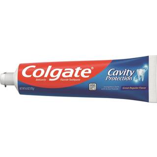 Colgate hulrumsbeskyttelse Regelm?ssig fluorid tandpasta hvid 6 oz