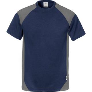 Fristads 122396 T-shirt, Image 7046 / Arbejds T-shirt Marine/Grå 3XL