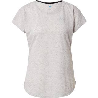 Odlo Run Easy T-shirt Dame XS - Åndbar, Antibakteriel, Grå Crew Neck - Løbetøj til kvinder