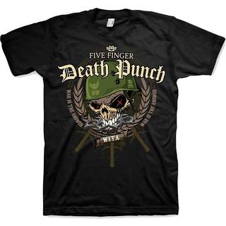 Five Finger Death Punch Skjorte War Head Unisex Black L