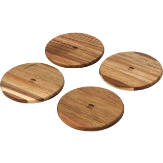 HOLM Glasbrikker Dia 10,2 x 0,8 cm 4 stk. Coasters