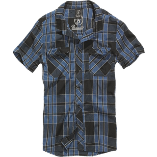 Brandit Roadstar Kortærmet Skjorte Indigo Checked