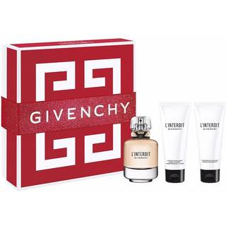 Givenchy L'Interdit Gift Set 80ml EDP + 75ml Shower Gel + 75ml Body Lotion