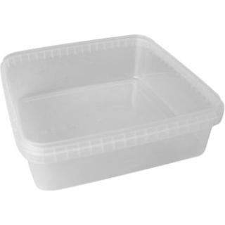 Plastbøtte 1500 ml. 195x195x61 mm. 12 stk.