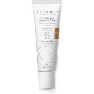 Avène Couvrance Fluid Foundation Corrector Flydende dækkende foundation SPF 20 Skygge 5.0 Golden 30 ml - 30 ml