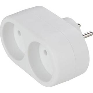 Gripo Stikdåse med 2 udtag, Hvid