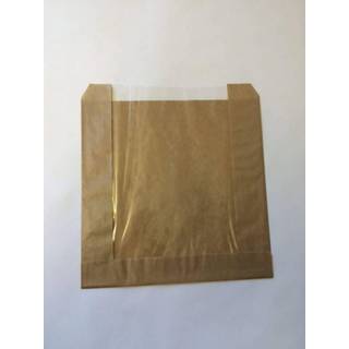 Sandwichpose 210x215x140mm rude brun, 250 stk, flourfri