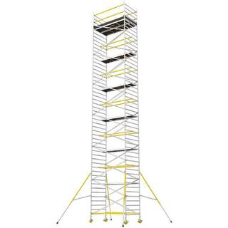 W.steps Rullestillads 1400 pk. 12,2m - 1 basispakke høj + 5 tilbygningspakker WRT 1400-12,2
