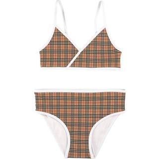 Burberry Kids Vintage Check bikini - beige - Y 14