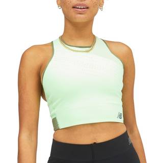 New Balance Women's Q Speed Bra Top Vibrant Spring Glo, XS
