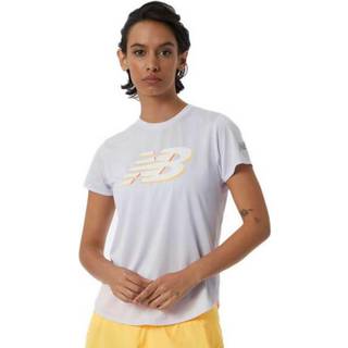 New Balance Accelerate Dame T-shirt XL - Lilla, Reflekser, Ideel til løb